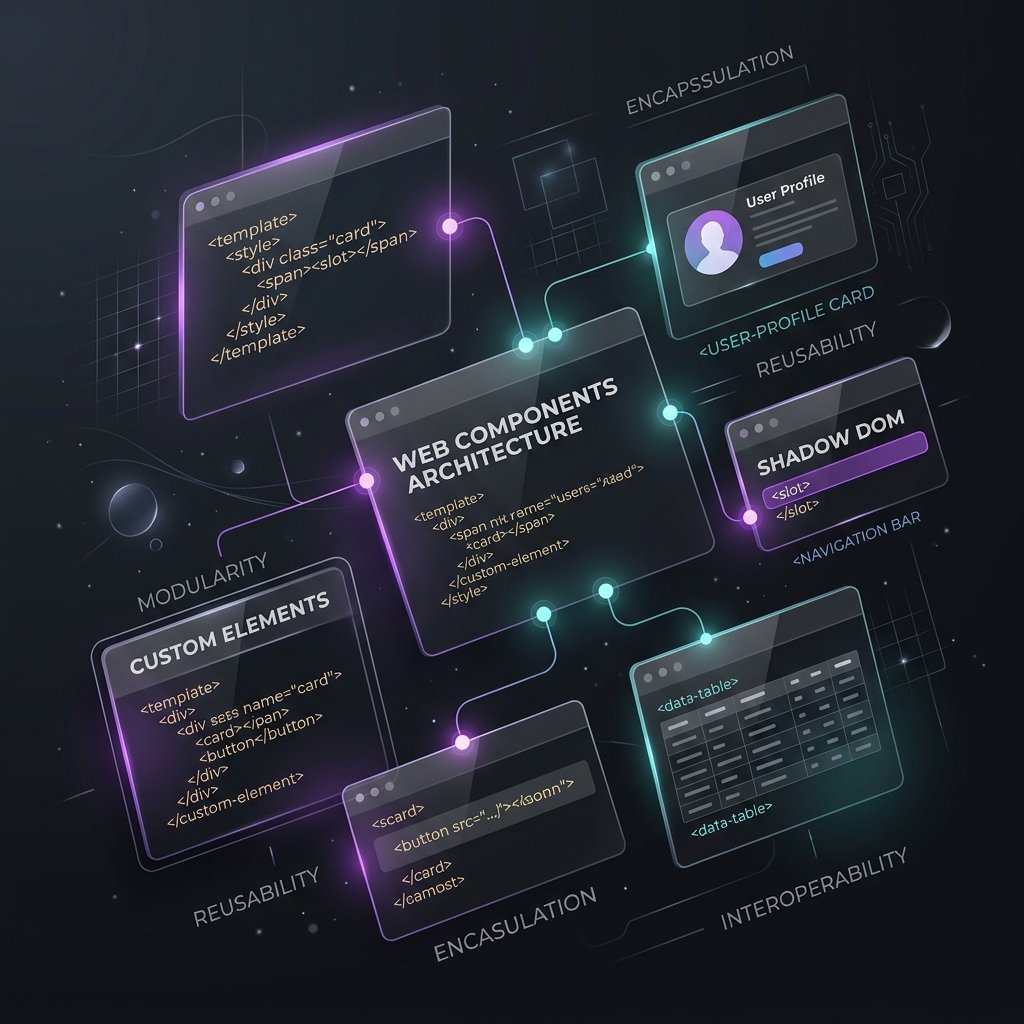 Abstract rendering of components connecting in UI